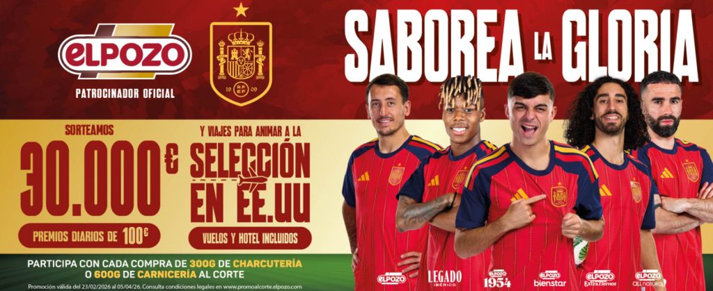 Campaña ElPozo Selección Española compra al corte para el lineal del súper